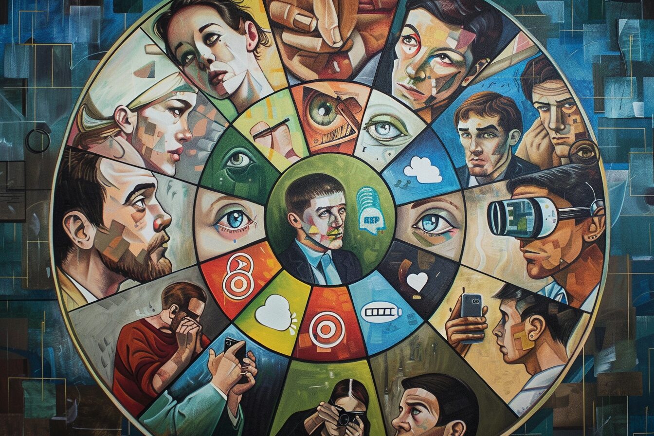The wheel of dopamine of social media 